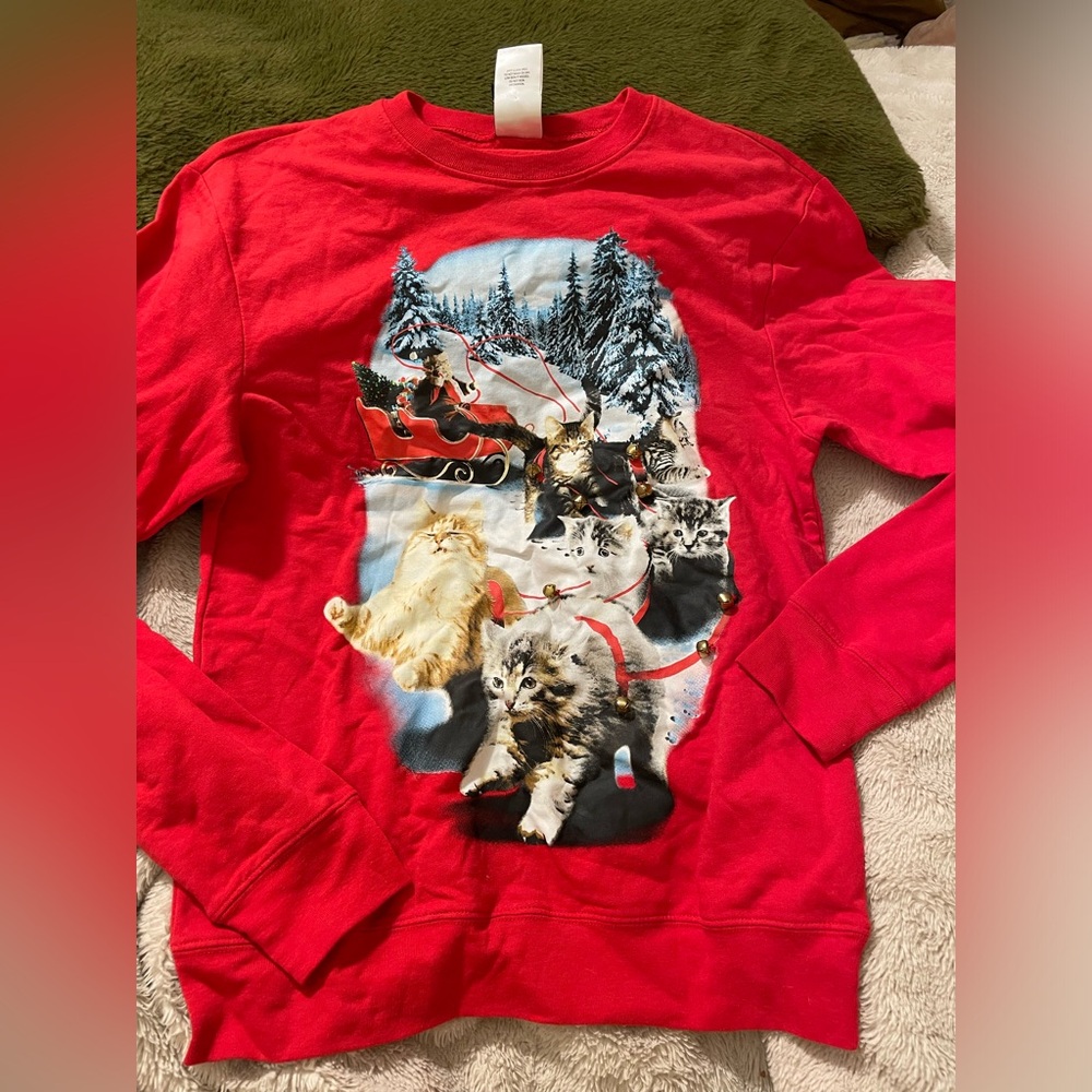 Crazy Cat Lady Ugly Christmas Sweater